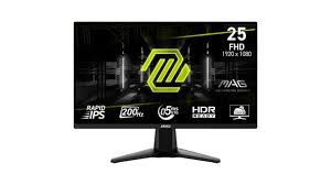 24.5" MSI MAG 255F E20  IPS  RAPID GAMİNG MONİTÖR 200Hz Hdmı+Dport 0.5Ms