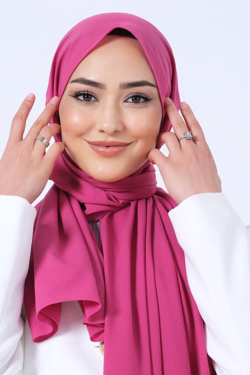 Fuşya Asya Şal - 4