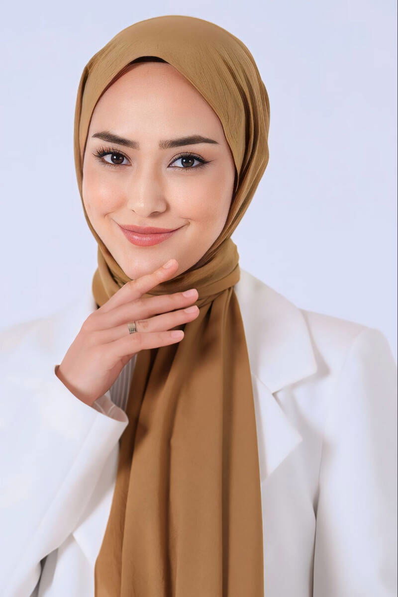 Yağ Yeşili Asya Şal - 2