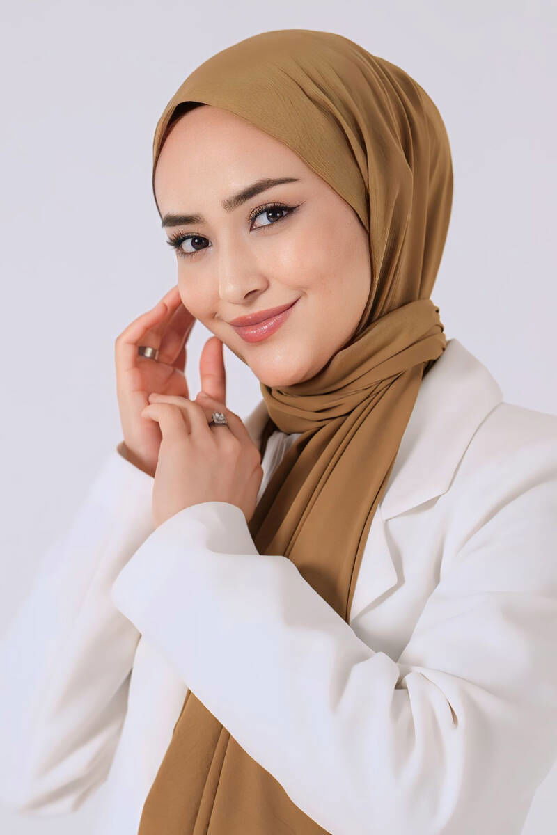 Yağ Yeşili Asya Şal - 1