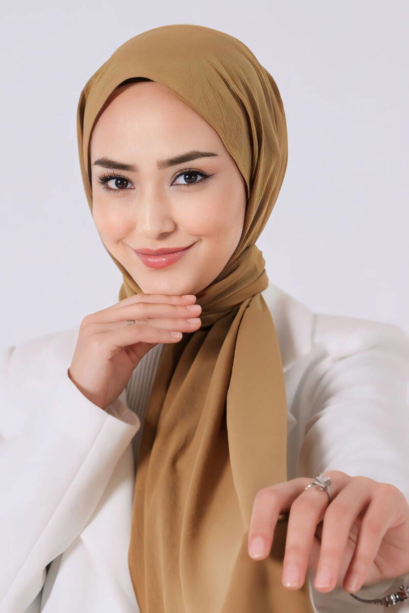 Yağ Yeşili Asya Şal - 3