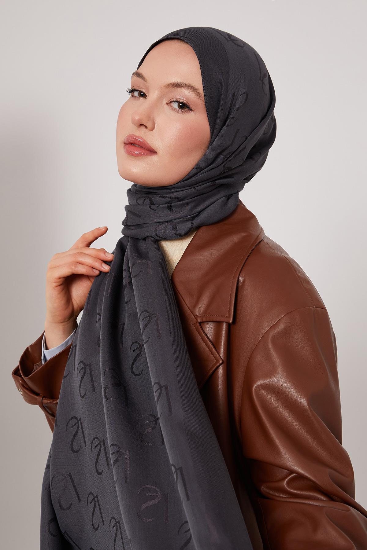 Lyocell Naia Jakarlı Şal - 18