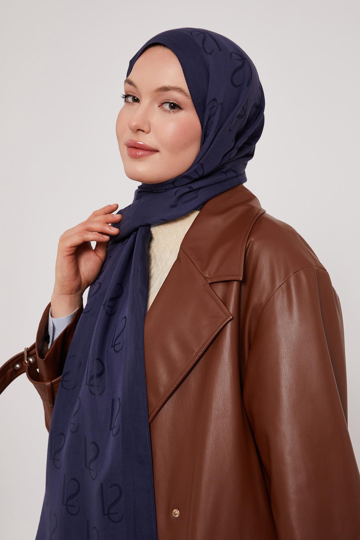 Lyocell Naia Jakarlı Şal - 30