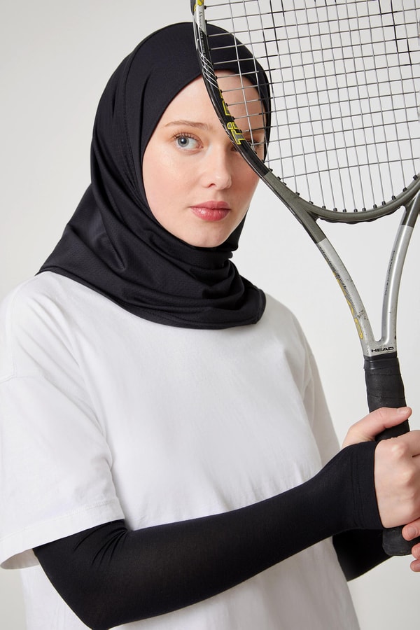 Siyah Parmak Geçirmeli Kolluk - 1