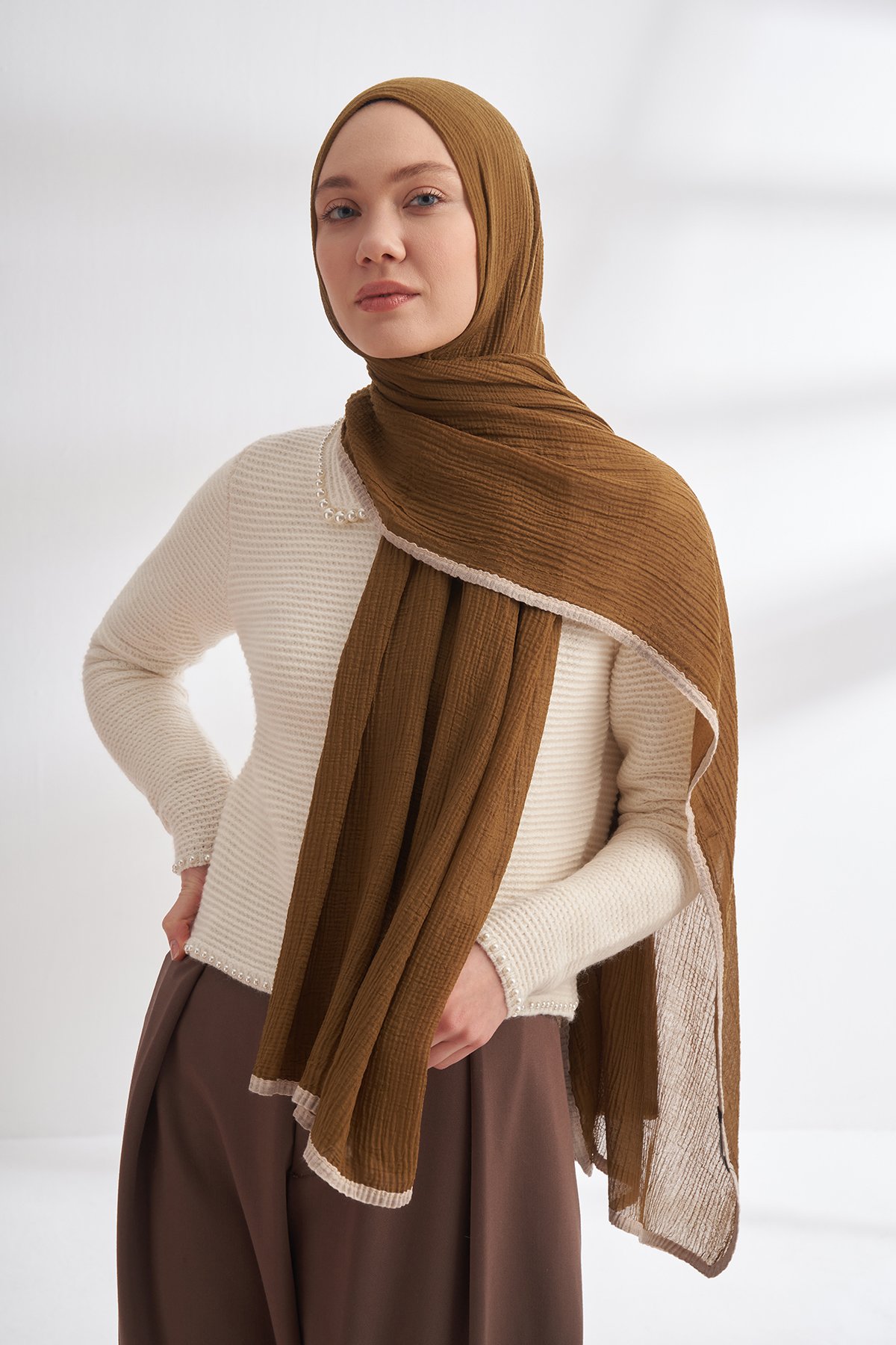 Müslin Biyeli Şal - 54