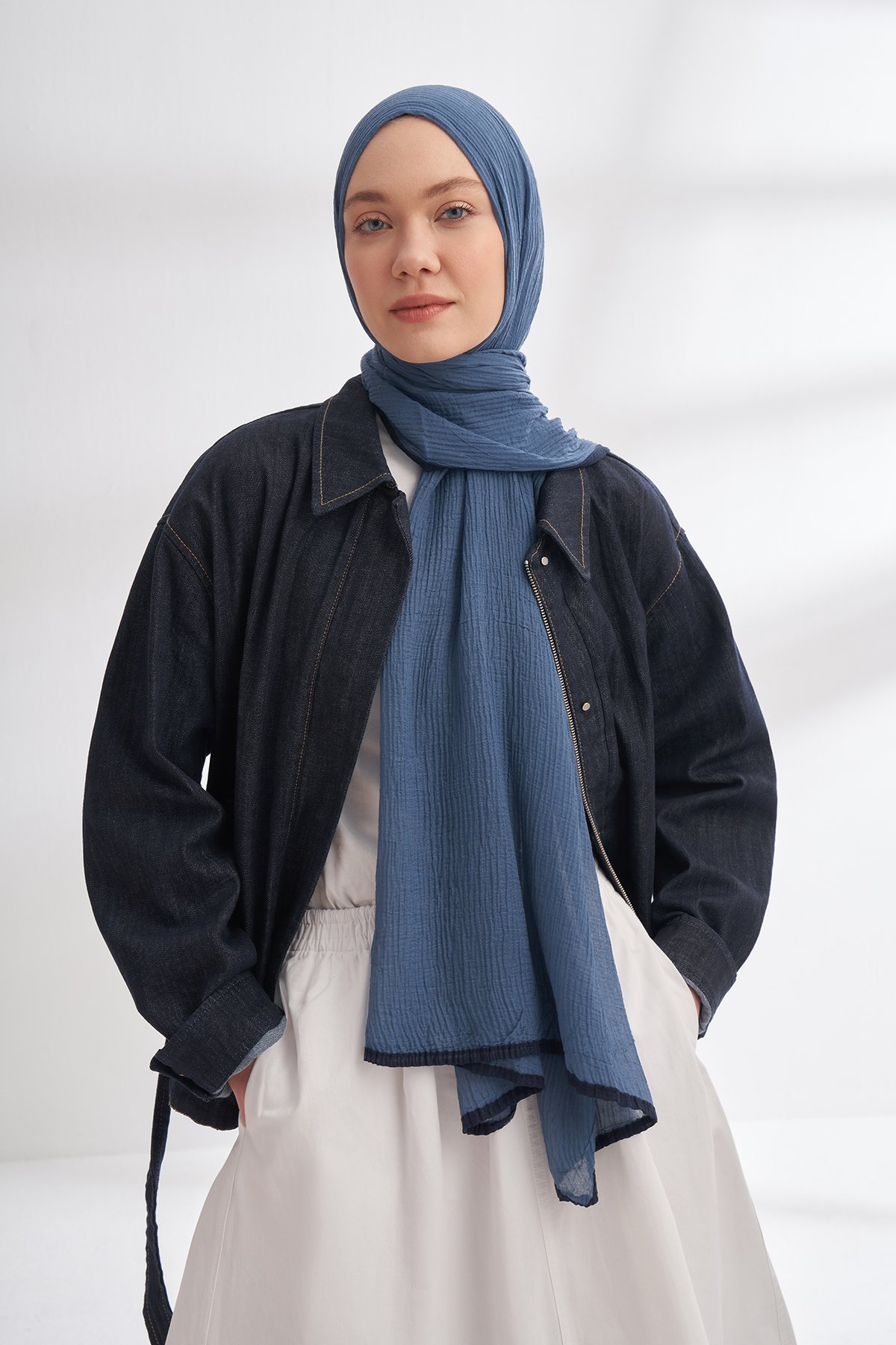 Müslin Biyeli Şal - 48