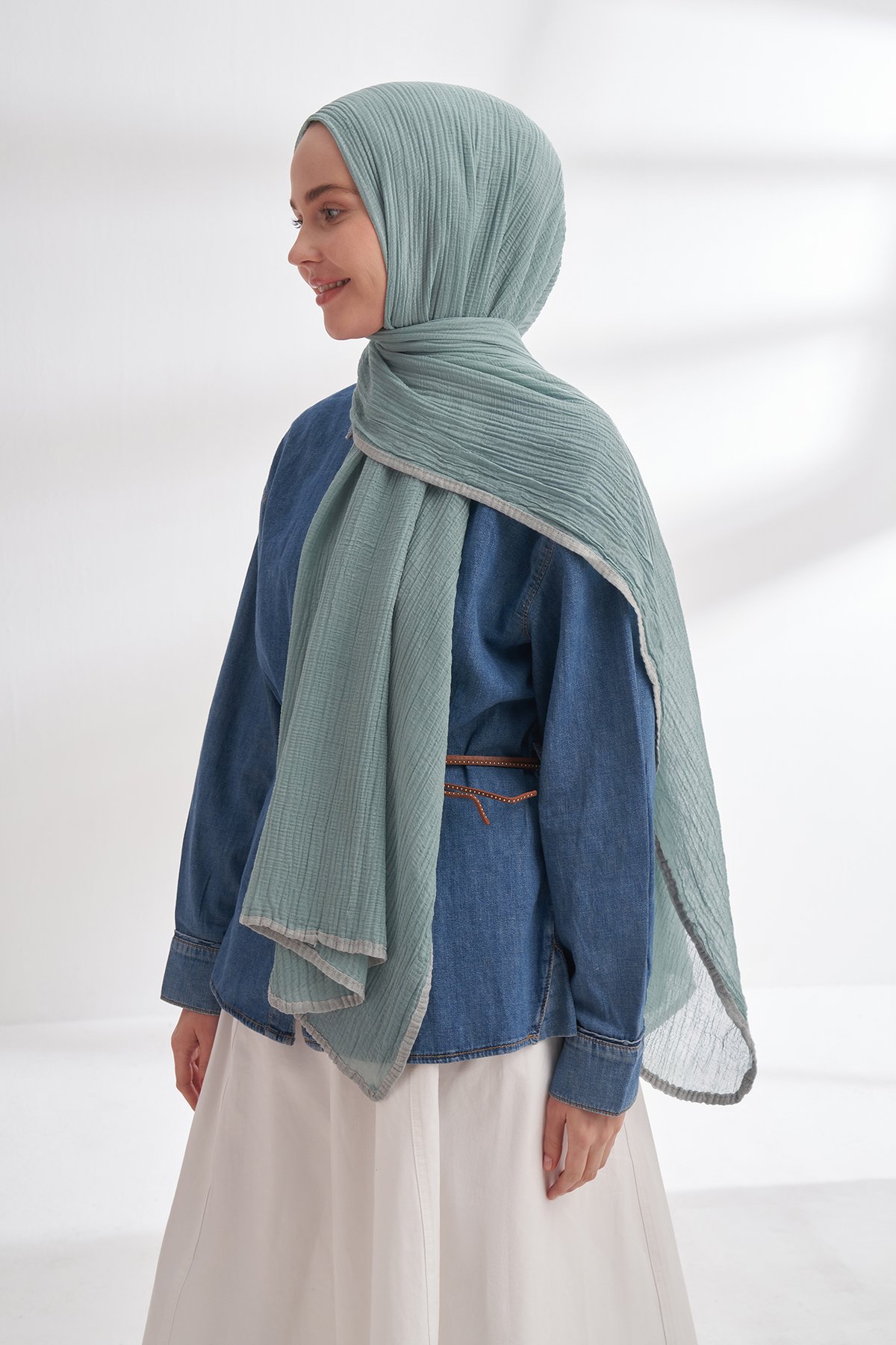 Müslin Biyeli Şal - 93