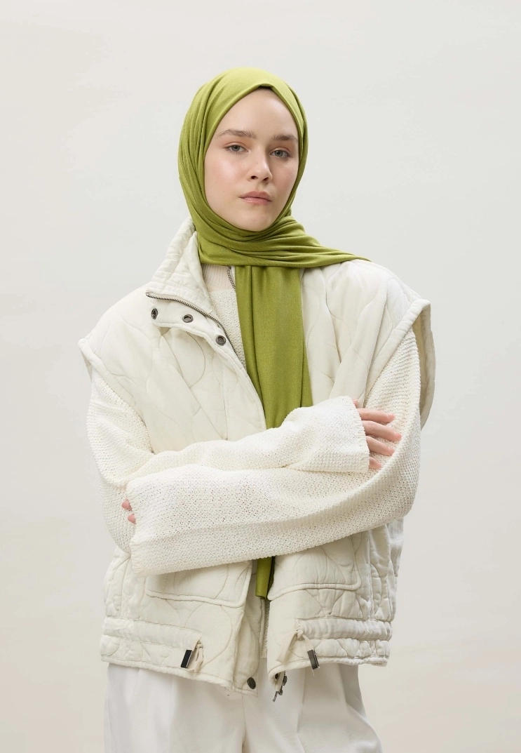 Kod Dikişli Penye Şal - 13