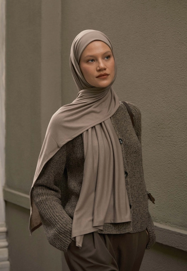 Kod Dikişli Penye Şal - 76