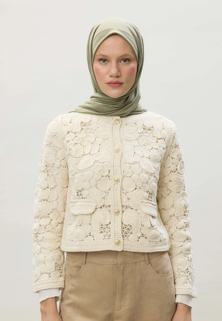 Kod Dikişli Penye Şal - 78