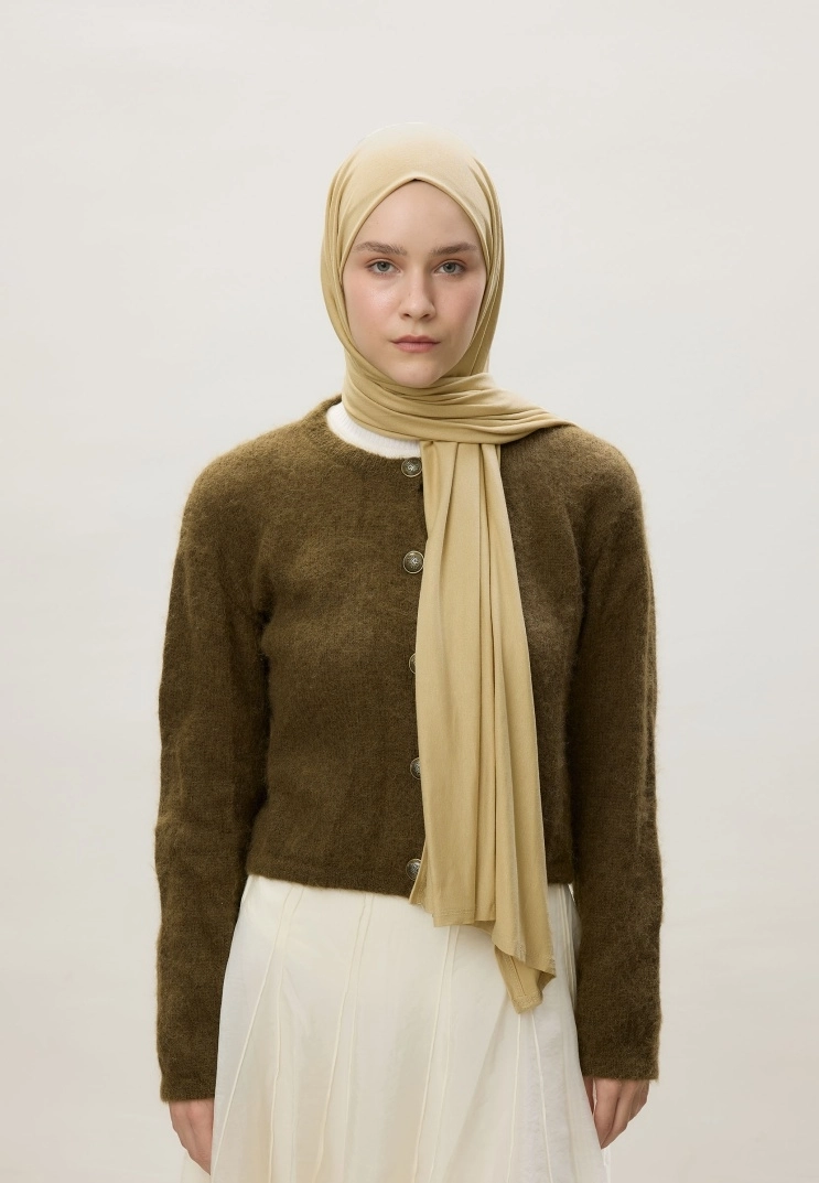 Kod Dikişli Penye Şal - 128