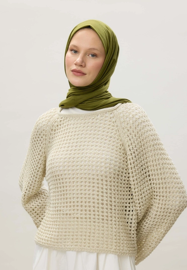 Kod Dikişli Penye Şal - 133