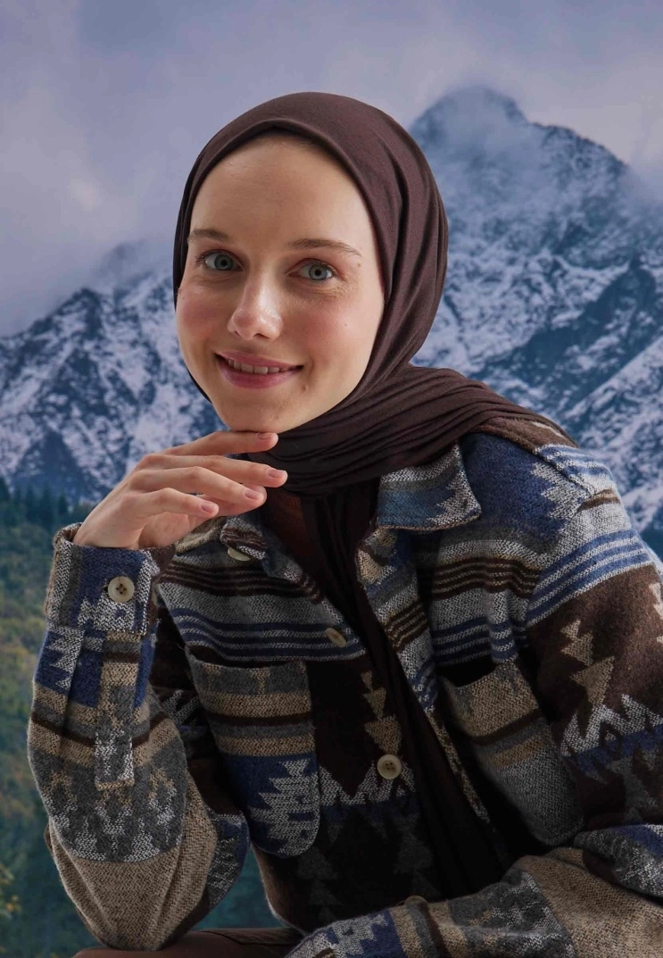 Kod Dikişli Penye Şal - 30