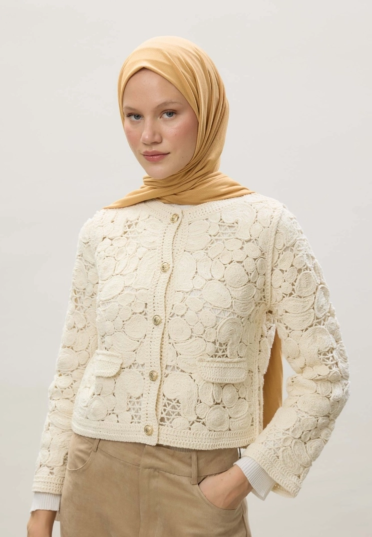 Kod Dikişli Penye Şal - 130