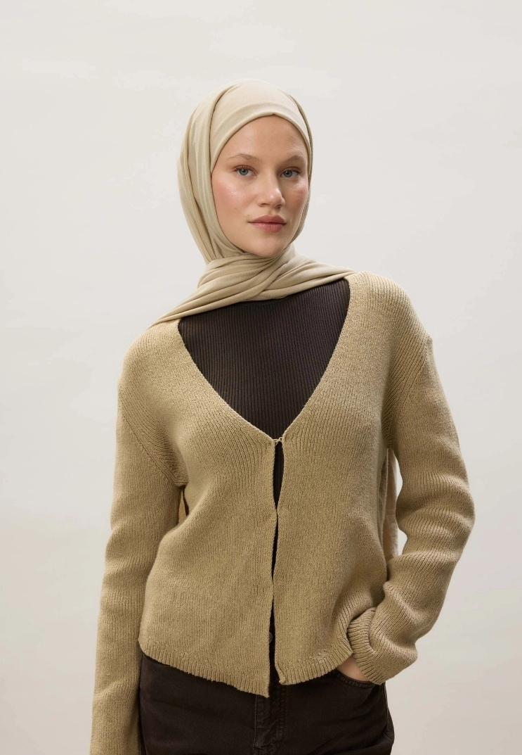 Kod Dikişli Penye Şal - 19