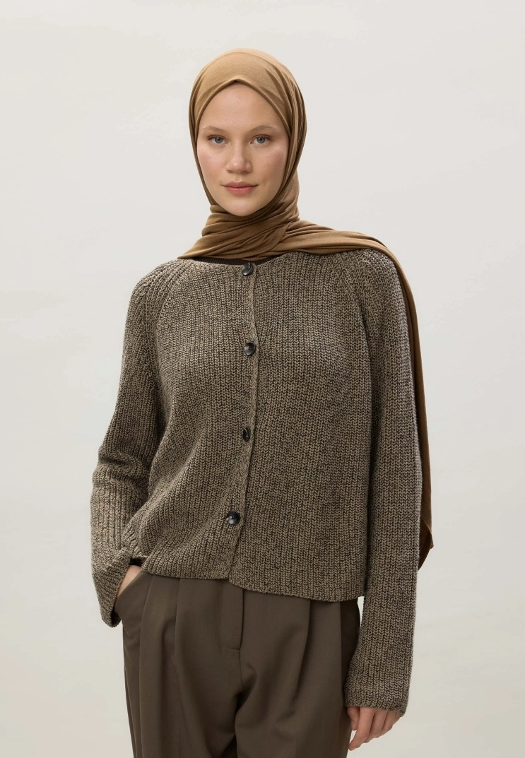 Kod Dikişli Penye Şal - 12