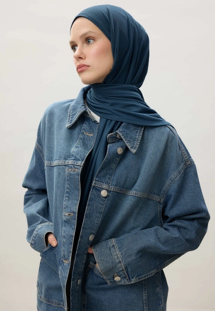 Kod Dikişli Penye Şal - 45