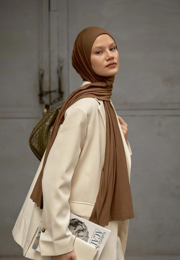 Kod Dikişli Penye Şal - 11