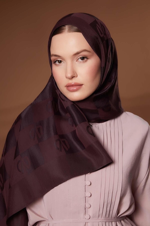 Kare LVD Baskılı Naia Jakar Şal - 29