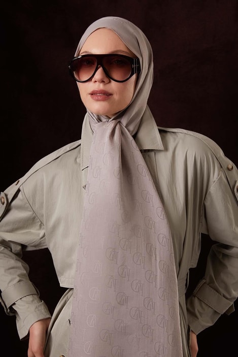 Kare LVD Baskılı Naia Jakar Şal - 37