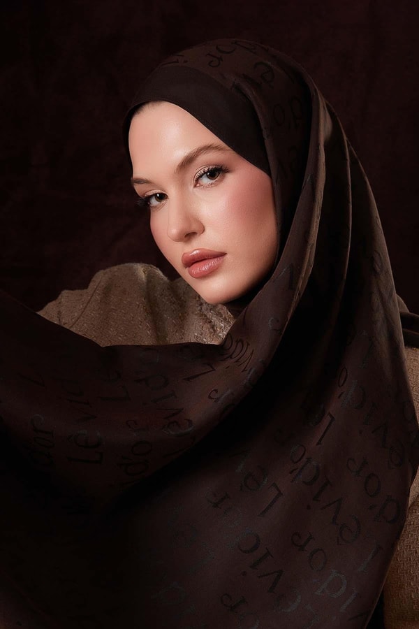 Kare LVD Baskılı Naia Jakar Şal - 31