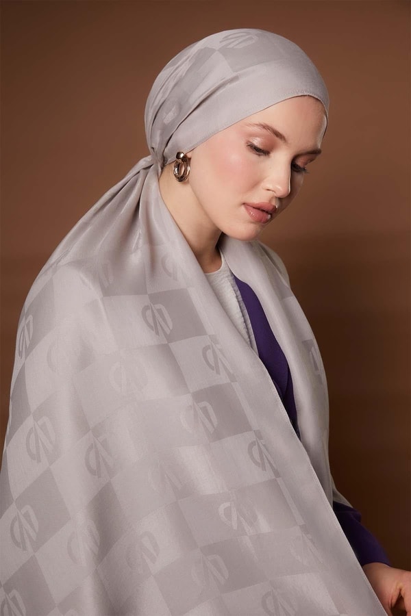 Kare LVD Baskılı Naia Jakar Şal - 24