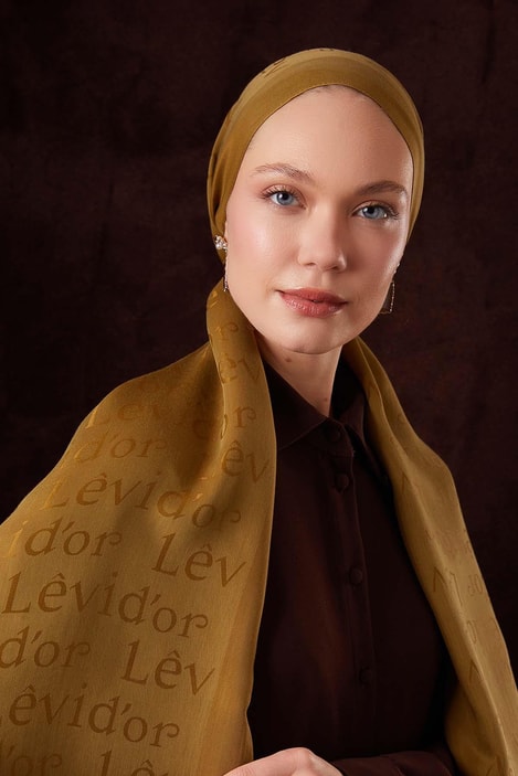 Yazı Baskılı Naia Jakar Şal - 2