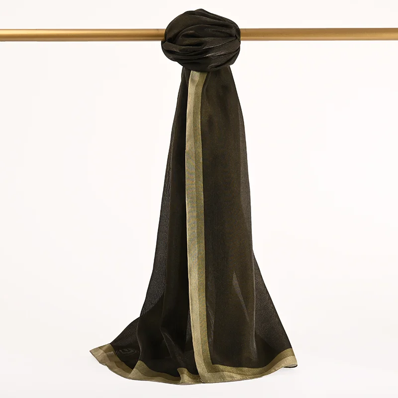 Çizgili Kehribar Şal - 4