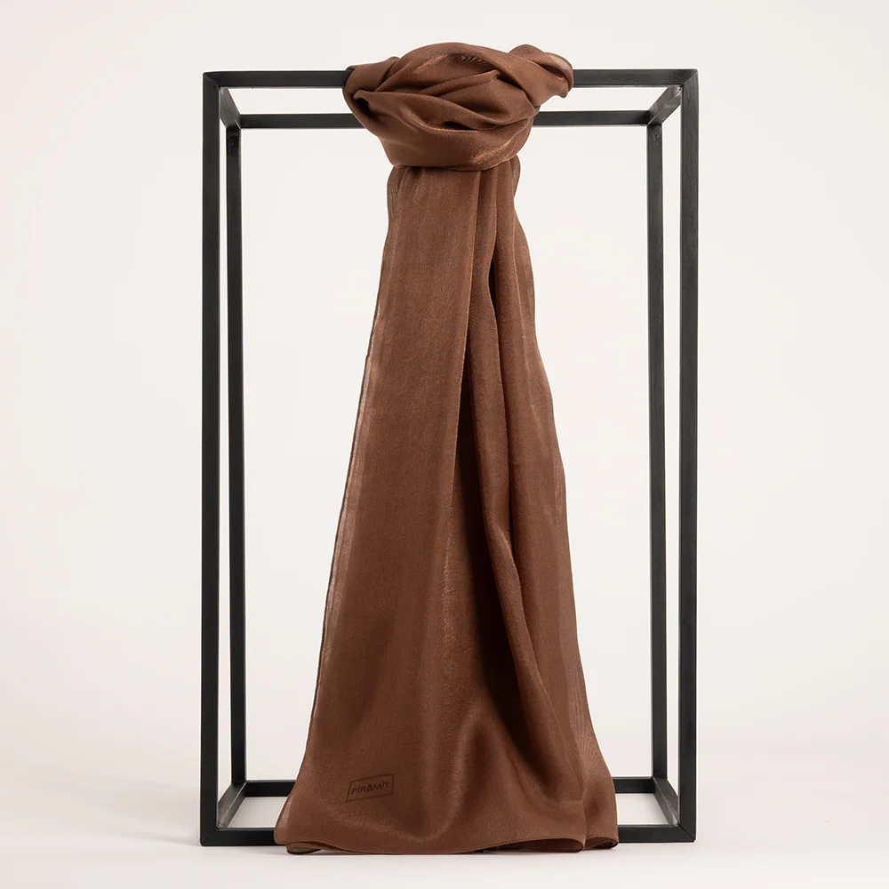 Düz Kehribar Şal - 26