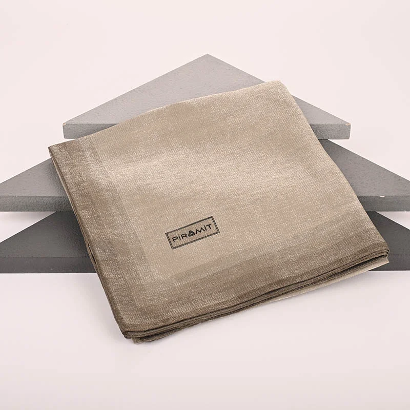 Çizgili Kehribar Eşarp - 11